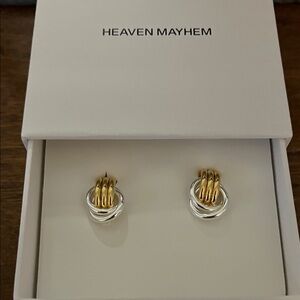 Heaven Mayhem New Micro Knot Earrings - smallest size Just Released NIB